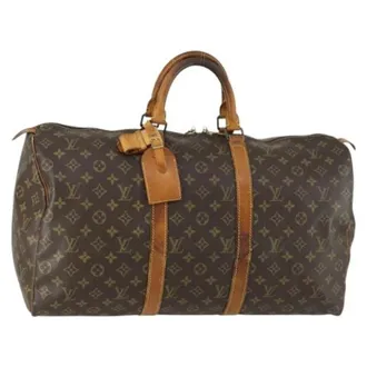 Louis Vuitton Pre-owned Weekend Bags, female, Brown, Size: ONE SIZE Pre-owned Weekend Bag