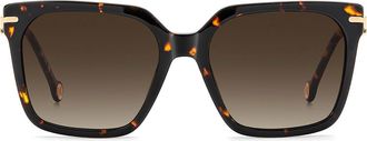 Carolina Herrera HER 0421/S 086/HA Womens Sunglasses Tortoiseshell Size 56