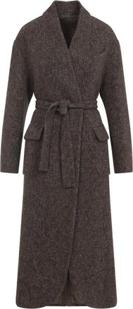 Brunello Cucinelli Mujer, Abrigos, Marr&oacute;n, Talla: S