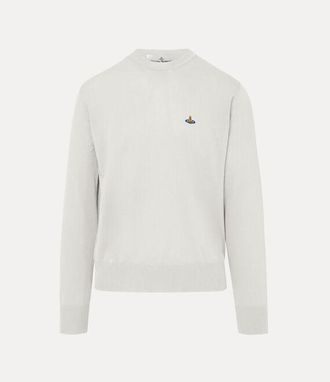 Vivienne Westwood Alex Round Neck Sweater Wool Grey XXL Men