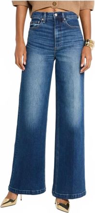 Pistola Denim Lana High Rise Ultra Wide Leg Jeans In Mixer