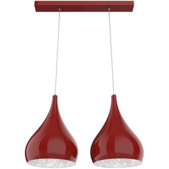 Lumicom Calice L&aacute;mpara De Techo Lineal X2 Bicolor Brillo