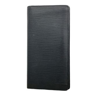 Louis Vuitton Noir Long Wallet (Bi-Fold) (Pre-Owned)