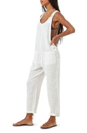 L*Space Freya Cover-Up Jumpsuit in Cream at Nordstrom Rack, Size X-Small