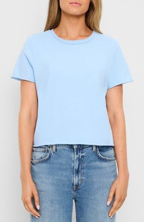 Michael Stars Jackie Raw Edge T-Shirt in Sky at Nordstrom, Size X-Small