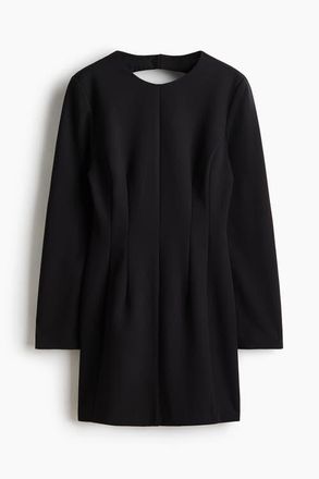 H&M Open-back Dress in Black at Nordstrom, Size Xx-Large