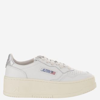 Autry Medalist-platform lage leren sneakers