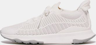 FitFlop Fitflop Womens Fit Flop Vitamin FFX Knit Sport Trainers in White Grey - Size UK 3