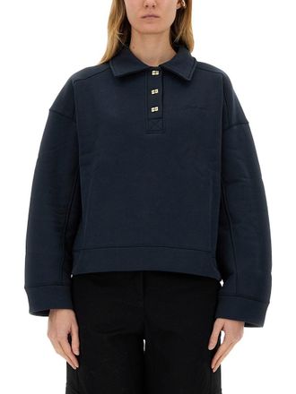 Ganni Cotton Polo