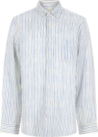 120% Lino Vertical Striped Linen Classic Shirt