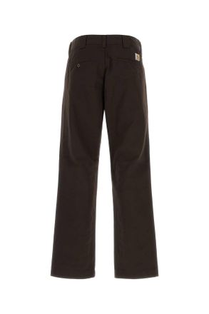 Carhartt Work in Progress Mens Chocolate Twill Master Pant Tobaccorinsed Exterior: Polyester Cotton Pantaloni Trousers