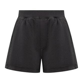 Dsquared2 Casual Shorts, male, Black, Size: L Logo-print Track Shorts