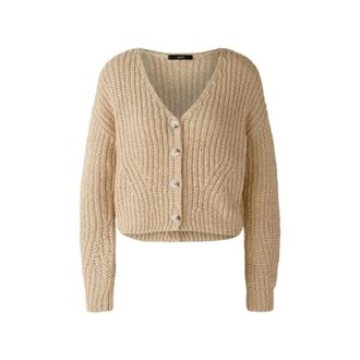 Oui Dames, Truien, Beige, Maat: XL Katoen
