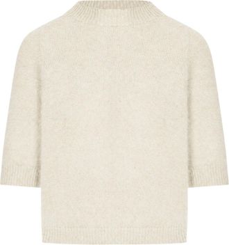 Roberto Collina SHORT-SLEEVED ANGORA WOOL TOP - Roberto Collina - Woman
