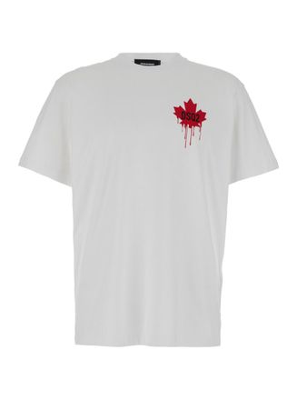 Dsquared2 White Crewneck T-Shirt
