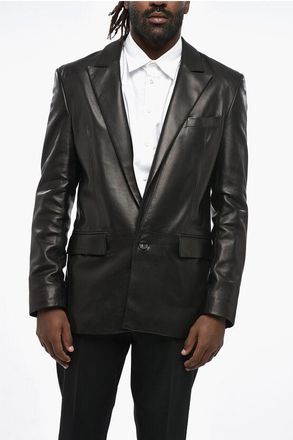 Dsquared2 Giubbotto Blazer Fit in Pelle taglia 52