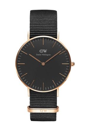 Daniel Wellington Womens DW00100150 Classic Black Cornwall 36mm Watch - One Size