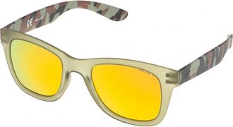 Police Mens S194450NVNG 50 Sunglasses - Green - One Size