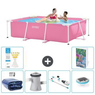 Intex Piscina Con Estructura Rectangular - 220x150x60 Cm - 7-piezas S81