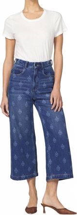 Dear John Denim Audrey Wide Leg Jean In Tulip Crest