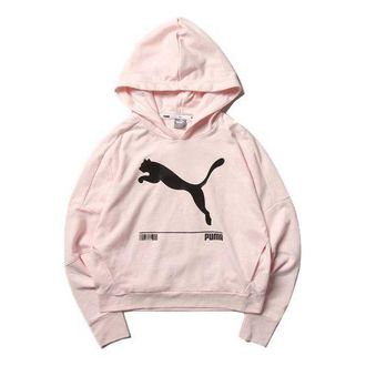 Puma (WMNS) PUMA Casual Sports Breathable Hoodie Pink Red 582780-17