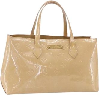 Louis Vuitton Pre-owned Tote Bags, female, Pink, Size: ONE SIZE Pre-owned Vintage Rose Florentin Patent Leather Hand Bag