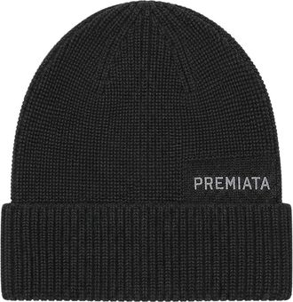 Premiata Wool Cap - Heren - Hoeden - Zwart - ONE Size - Wol - Accessoires