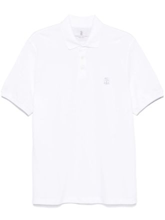 Brunello Cucinelli Short Sleeve Polo Shirt With Logo