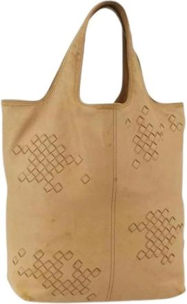 Bottega Veneta Pre-owned Tote Bags, female, Brown, Size: ONE SIZE Pre-owned Vintage Tote Bag