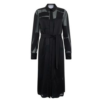 Moschino Vestido Camisero Midi - Dresses - Mujer - Negro - S