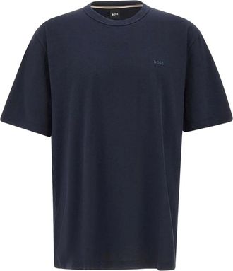 HUGO BOSS Hombre, Camisetas, Azul, Talla: S