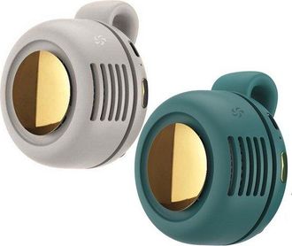 OEM Mini Ventilador, Ventilador Usb Recargable, Ventilador Port&aacute;til Con Clip, Ventiladores Silenciosos Sin Aspas Recargables Usb, Ajustable, Verde