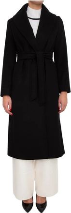 Max Mara Loriana Jas - Dames - Jas met riem - Zwart - S - Wol - Jassen