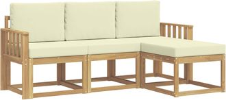 vidaXL Conjunto De Sof&aacute;s De Exterior 4 Uds. Vidaxl