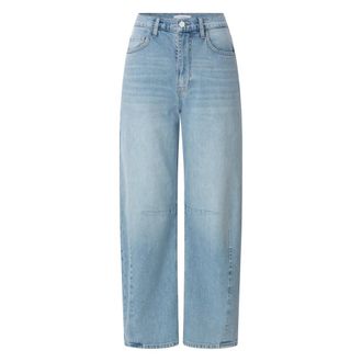 Rich & Royal Barrel Jeans - Dames - Loose Fit Jeans - Blauw - W31 L32 - Katoen - Jeans
