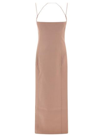 The Attico Gabardine Midi Dress