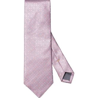 Eton Jacquard Silk Tie in Pink at Nordstrom