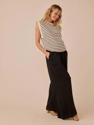 Envie de Fraise Marlenehose f&uuml;r die Schwangerschaft ENVIE DE FRAISE schwarz