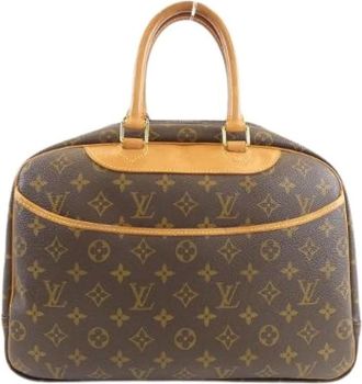 Louis Vuitton Pre-owned Handbags, female, Brown, Size: ONE SIZE Pre-owned Canvas Handbag