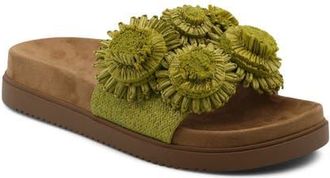 Charles by Charles David Palms Platform Slide Sandal in Green at Nordstrom, Size 6.5