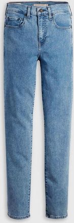 Levi's Womens Levis High Rise Straight Leg Jeans in Middle Course - Blue - Size 31W/30L