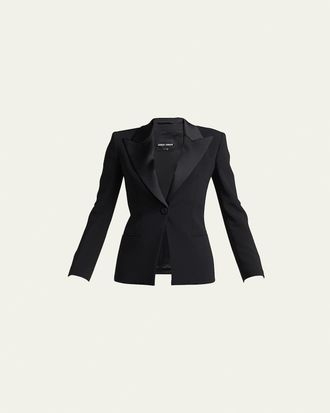 Giorgio Armani Single-Breasted Tuxedo Jacket
