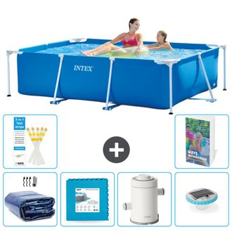Intex Piscina Con Estructura Rectangular - 220x150x60 Cm - 7-piezas S152