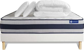 Actisom Pack Colch&oacute;n Blanco L&aacute;tex Y Espuma Viscoel&aacute;stica 200 X 200