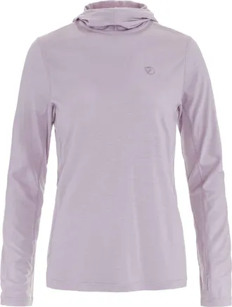 Fj&auml;llr&auml;ven Womens Absiko Wool Hoodie Purple M