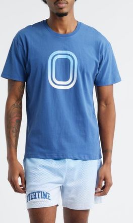 Overtime OT Classic Gradient Logo Cotton Graphic T-Shirt in Blue at Nordstrom, Size Xx-Large