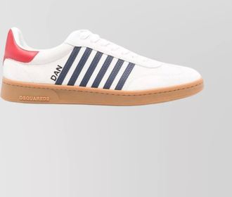 Dsquared2 leather low-top sneakers