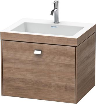 Duravit Lavamanos Duravit Brioso De 60,0x48,0 Cm, 1 Caj&oacute;n, Sin Rebosadero, Con Banco Para Grifos, 1 Agujero Para Grifos, Color (frente/cuerpo): Ticino Decorad
