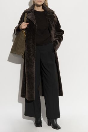 Arma Reversible Shearling Coat Ines, Womens, Brown