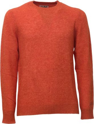 MC2 Saint Barth Regent Crewneck - Heren - Ronde hals truien - Oranje - XL - Truien & Vesten